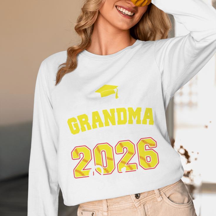 Proud Grandma Of A 2026 Senior Softball Graduation Matching Unisex Long Sleeve T-Shirt