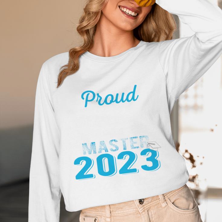 Proud Mama Of 2023 Class Master Graduate Family Graduation Unisex Long Sleeve T-Shirt