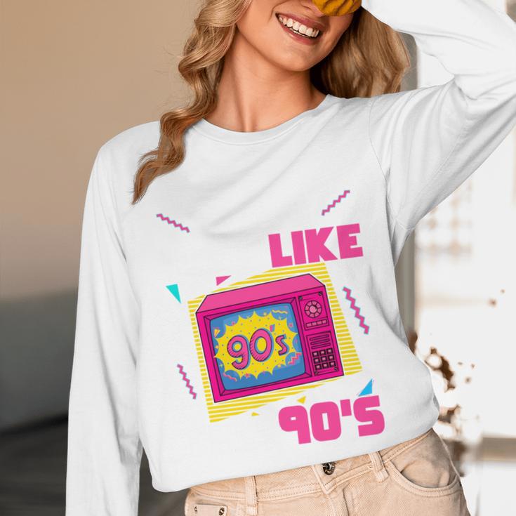 Rad Just Like The 90s 90s Aesthetic Nostalgia 1990s Retro Unisex Long Sleeve T-Shirt Rad Just Like The 90s 90s Aesthetic Nostalgia 1990s Retro Unisex Long Sleeve T-Shirt