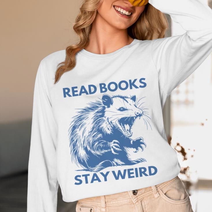 Read Books Stay Weird Unisex Long Sleeve T-Shirt
