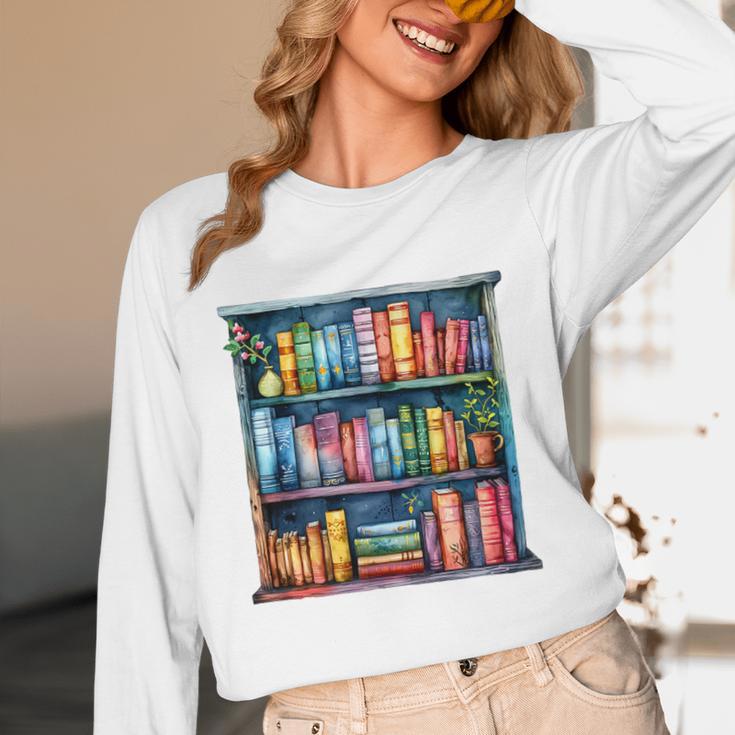 Reading And Bookcase Magic Book Premium Unisex Long Sleeve T-Shirt
