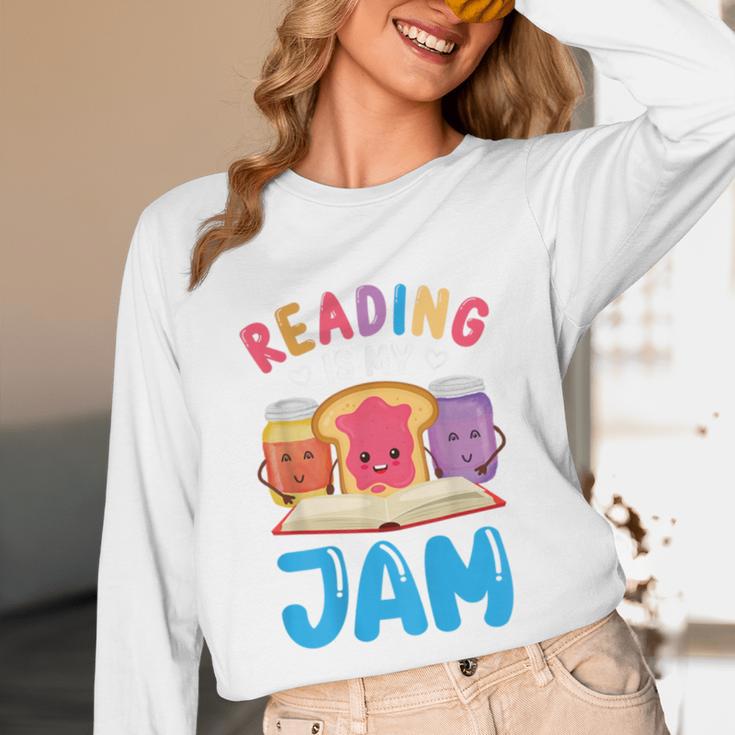 Reading Is My Jam I Love To Read Books Boy Girl Unisex Long Sleeve T-Shirt