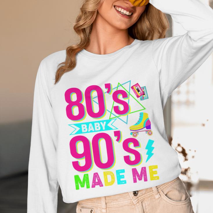 Retro 1980s 80's Baby 1990s 90's Made Me Nostalgia Vibes Premium Tri-Blend Unisex Long Sleeve T-Shirt Retro 1980s 80's Baby 1990s 90's Made Me Nostalgia Vibes Premium Tri-Blend Unisex Long Sleeve T-Shirt