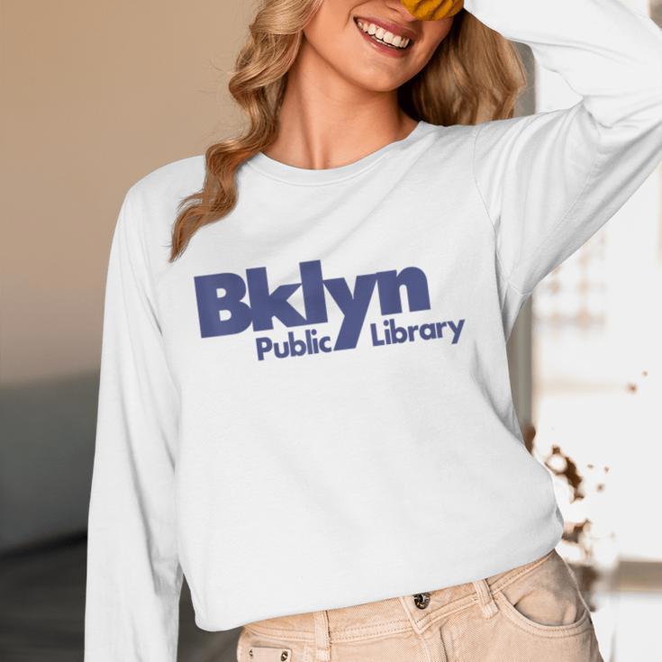 Retro Brooklyn Public Library NY New York Book Lover Unisex Long Sleeve T-Shirt Retro Brooklyn Public Library NY New York Book Lover Unisex Long Sleeve T-Shirt