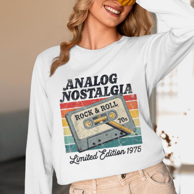 Retro Cassette Case 70s Vintage Music Analog Nostalgia Unisex Long Sleeve T-Shirt Retro Cassette Case 70s Vintage Music Analog Nostalgia Unisex Long Sleeve T-Shirt