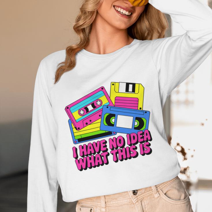 Retro Cassette Vintage 80s Nostalgia Unisex Long Sleeve T-Shirt Retro Cassette Vintage 80s Nostalgia Unisex Long Sleeve T-Shirt
