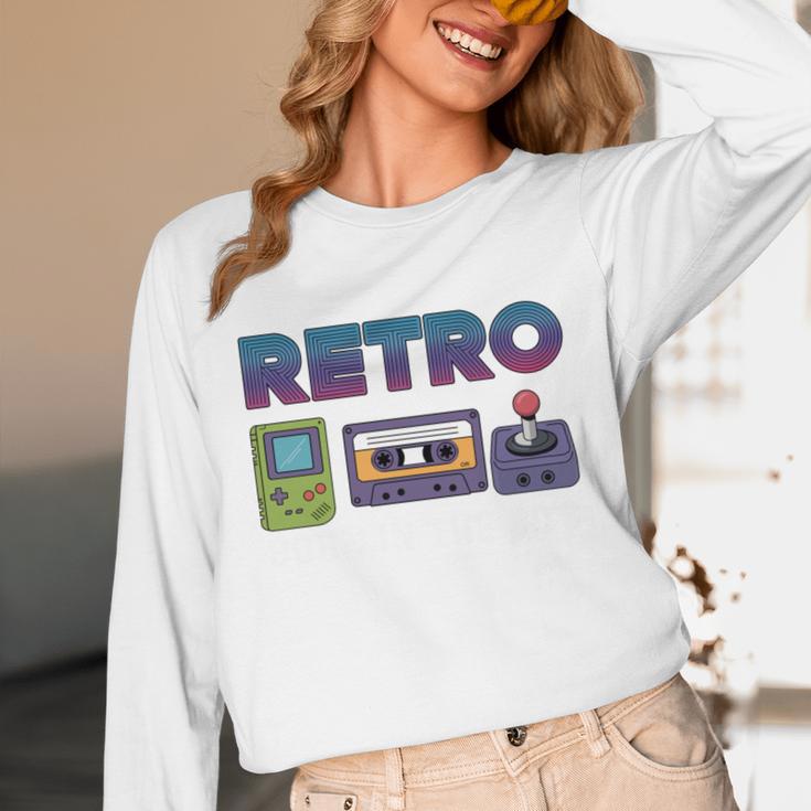 Retro Gaming Nostalgia Tee Perfect For Vintage Lovers Unisex Long Sleeve T-Shirt
