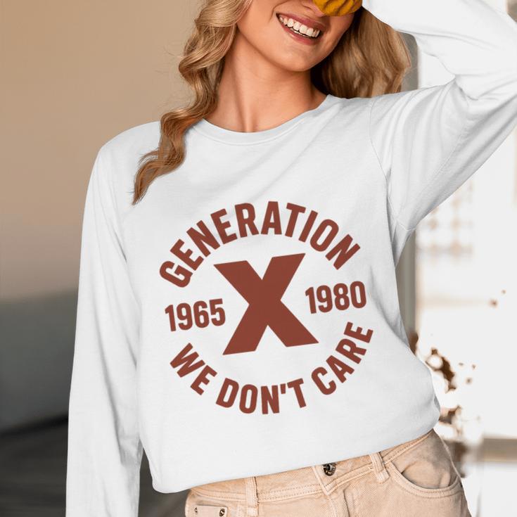 Retro Gen X 1965-1980 Sarcastic Nostalgia Graphic Premium Tri-Blend Unisex Long Sleeve T-Shirt Retro Gen X 1965-1980 Sarcastic Nostalgia Graphic Premium Tri-Blend Unisex Long Sleeve T-Shirt