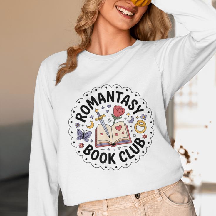 Romantasy Book Club Romance Fantasy Book Lover Tee Unisex Long Sleeve T-Shirt