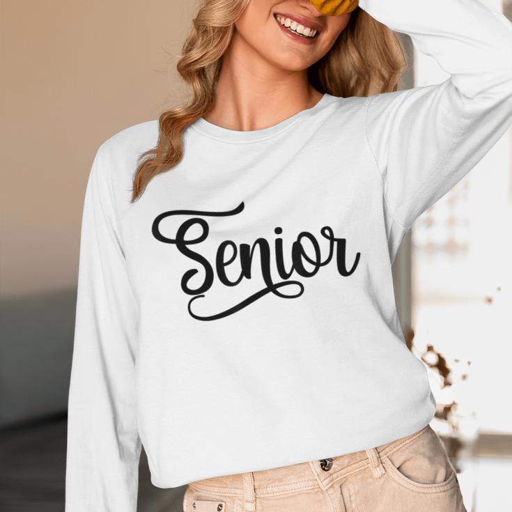 That Says Senior Cursive Script Graduation Unisex Long Sleeve T-Shirt