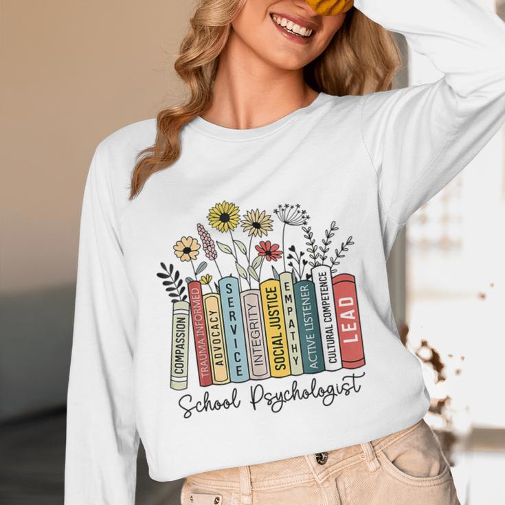 School Psychologist Book Psychology Teacher Appreciation Unisex Long Sleeve T-Shirt School Psychologist Book Psychology Teacher Appreciation Unisex Long Sleeve T-Shirt