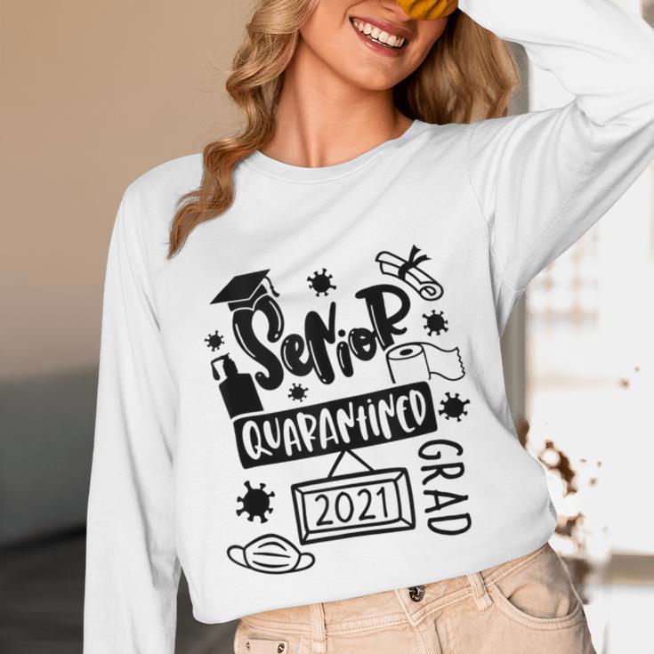Senior 2021 Graduate 12th Grade Quarantine Senior Graduation Unisex Long Sleeve T-Shirt