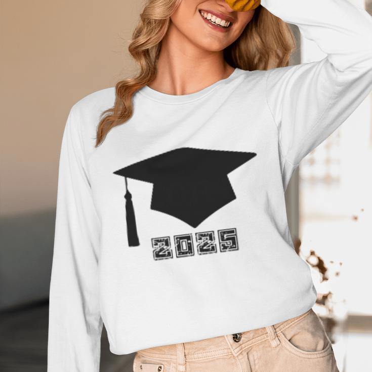 SENIOR 2025 Cute Graduation Class Of 2025 Graduate Unisex Long Sleeve T-Shirt