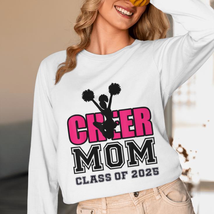 Senior Cheerleader Mom Cheer Class Of 2025 Graduation Women Unisex Long Sleeve T-Shirt