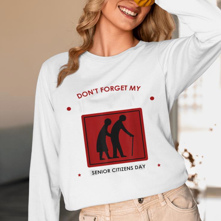 SENIOR CITIZENS DAY Don't Forget My DISCOUNT Graduation Day Unisex Long Sleeve T-Shirt