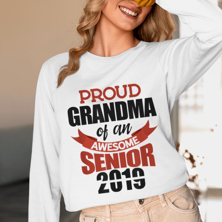 Senior Class Of 2019 Tshirt Graduation Awesome Grandma Unisex Long Sleeve T-Shirt