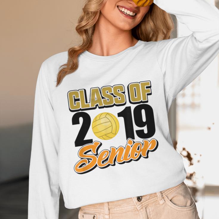 Senior Class Of 2019 Tshirt Graduation School Volleyball Unisex Long Sleeve T-Shirt