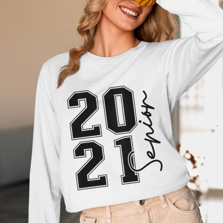 Senior Class Of 2021 Graduation High School College Unisex Long Sleeve T-Shirt