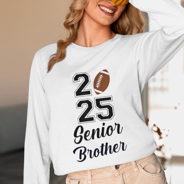 Senior Football Brother Class Of 2025 Graduation Graduate Unisex Long Sleeve T-Shirt