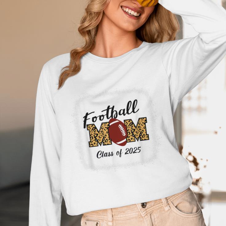 Senior Football Mom Class Of 2025 Graduation Graduate Unisex Long Sleeve T-Shirt
