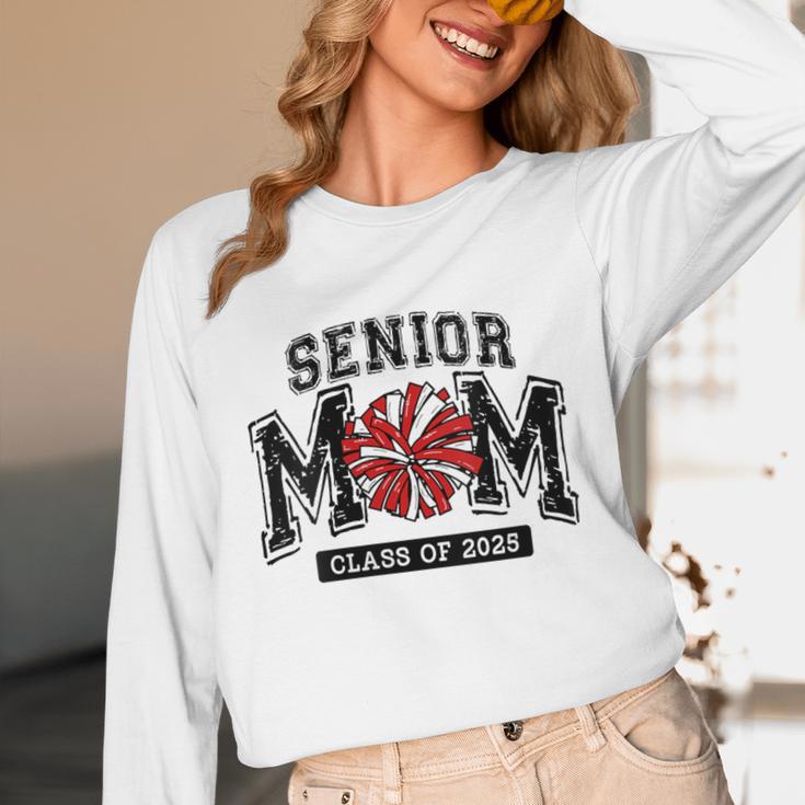 Senior Mom 2025 Cheer Mama Class Of 2025 Graduation Unisex Long Sleeve T-Shirt