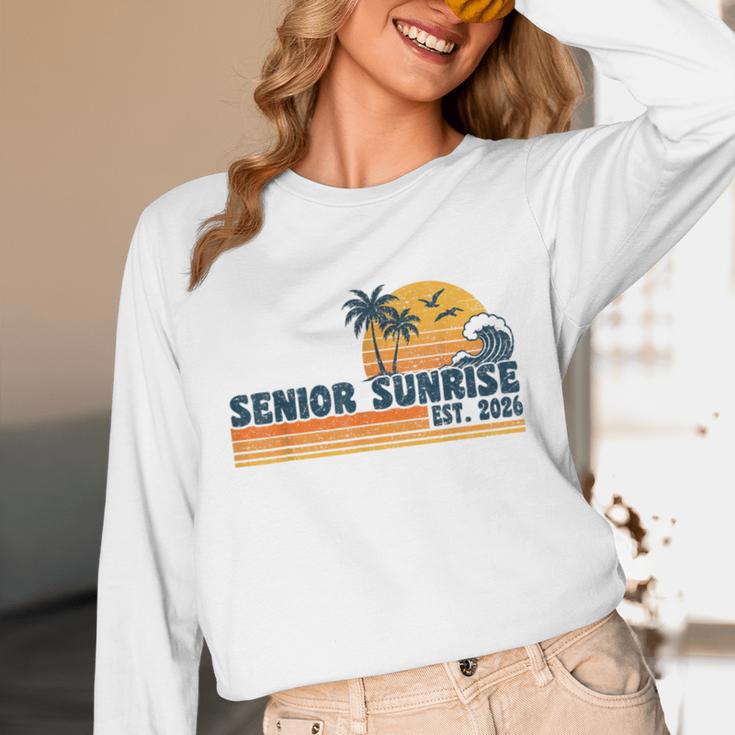 Senior Sunrise 2026 Graduation Cool Retro High School Unisex Long Sleeve T-Shirt