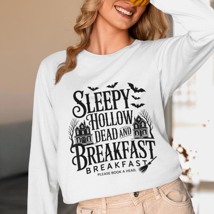 Sleepy Hollow Dead And Breakfast Please Book Ahead Unisex Long Sleeve T-Shirt