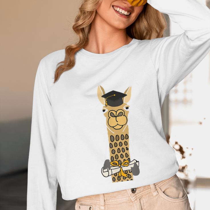 SmileteesGrad Llama Graduation T-Shirt Unisex Long Sleeve T-Shirt