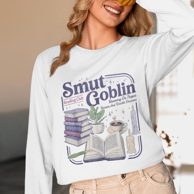 Smut Goblin Reading Club Book Lover Dark Academia Unisex Long Sleeve T-Shirt Smut Goblin Reading Club Book Lover Dark Academia Unisex Long Sleeve T-Shirt