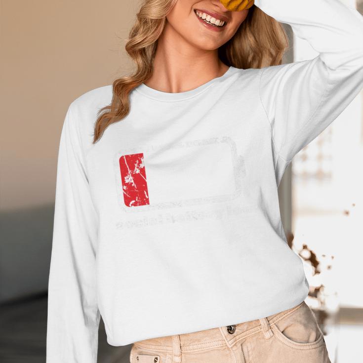 Social Battery Low Introvert Premium Unisex Long Sleeve T-Shirt Social Battery Low Introvert Premium Unisex Long Sleeve T-Shirt