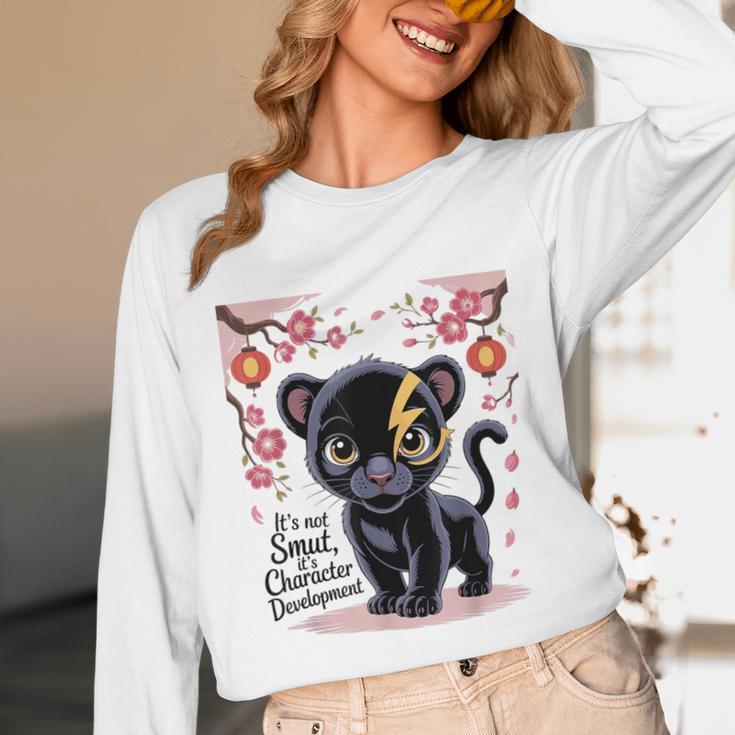 Spicy Romance Character Development Book Reader Design Unisex Long Sleeve T-Shirt