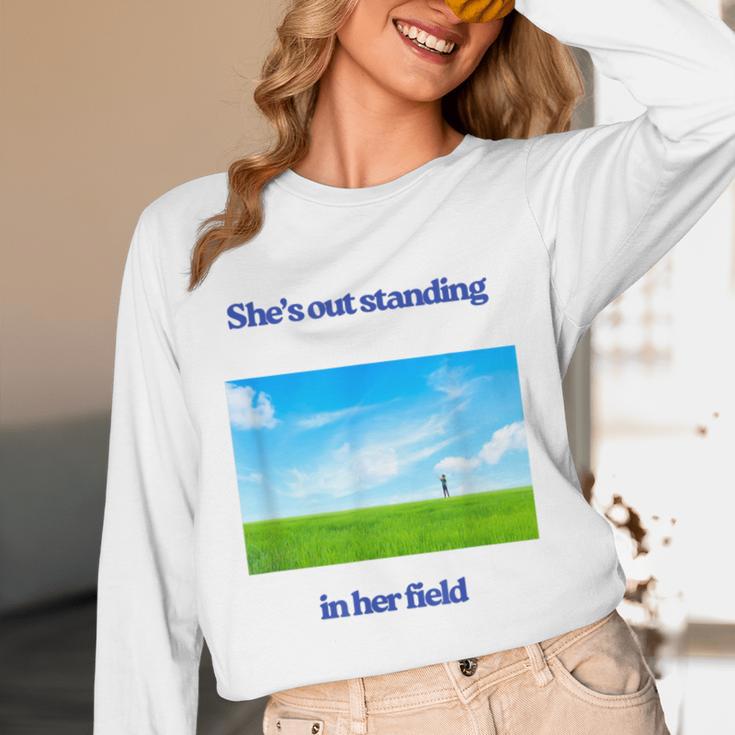 Out Standing In Her Field Graduation Tee Unisex Long Sleeve T-Shirt