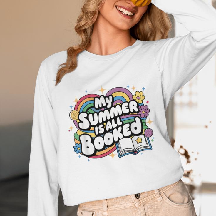 My Summer Is All Booked Book Reading Summer Reading For Men Women Unisex Long Sleeve T-Shirt My Summer Is All Booked Book Reading Summer Reading For Men Women Unisex Long Sleeve T-Shirt