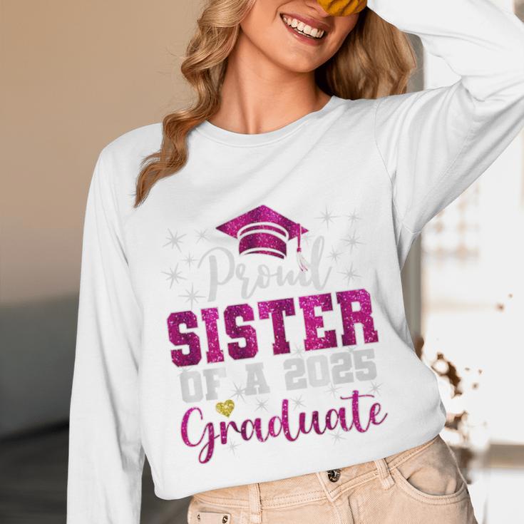 Super Proud Sister Of 2025 Graduate Senior Graduation Family Premium Tri-Blend Unisex Long Sleeve T-Shirt