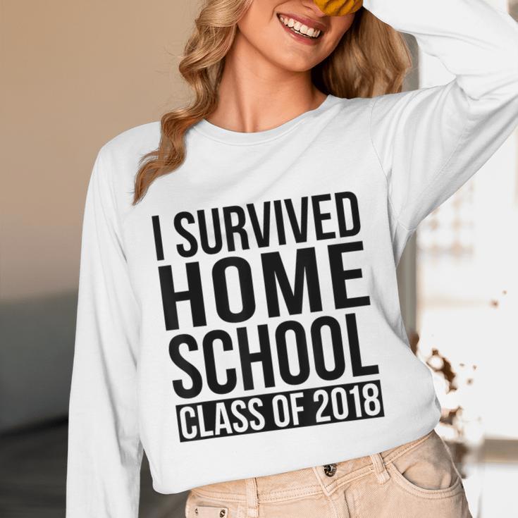 I Survived Home School Class Of 2018 Graduation Unisex Long Sleeve T-Shirt