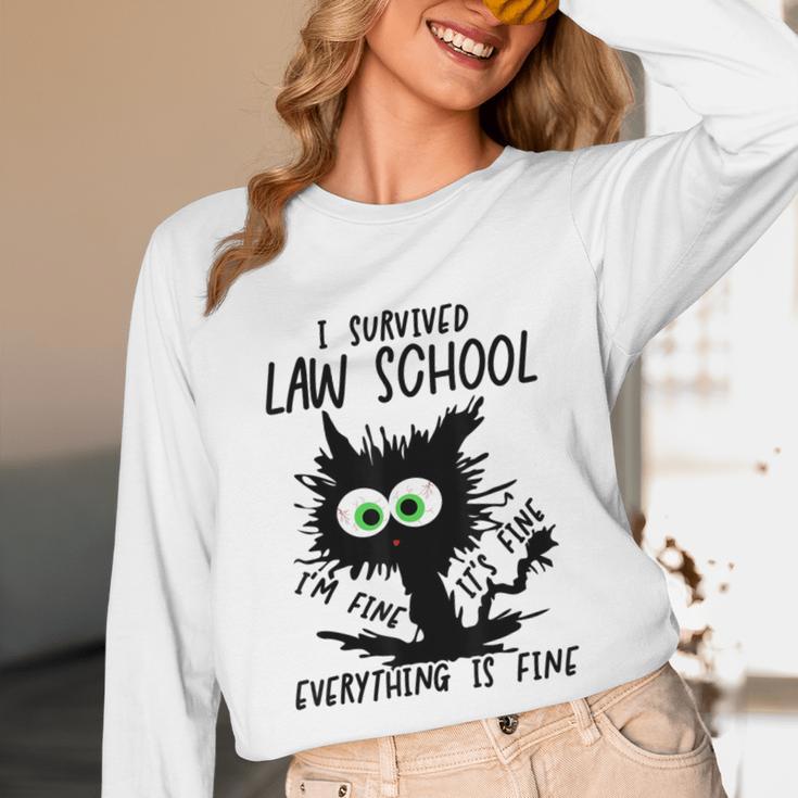I Survived Law School Graduation 2025 2026 Unisex Long Sleeve T-Shirt