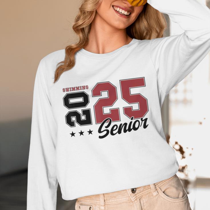 Swimming Senior Night Swimming Senior 2025 Graduation 59 Unisex Long Sleeve T-Shirt