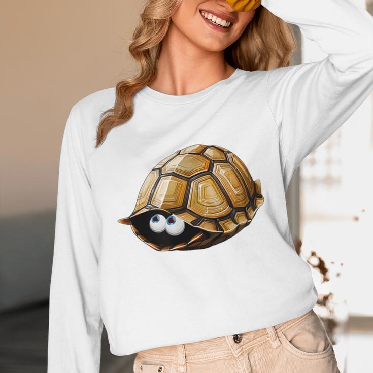 Timid Turtle Cute Introvert Misanthropic Antisocial Unisex Long Sleeve T-Shirt Timid Turtle Cute Introvert Misanthropic Antisocial Unisex Long Sleeve T-Shirt