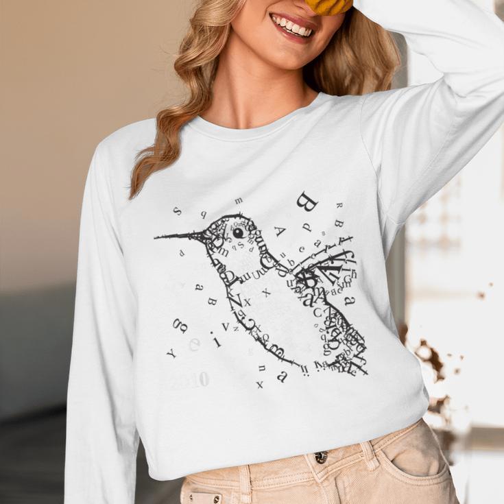 Tucson Festival Of Books TFOB 2010 Hummingbird Mascot Unisex Long Sleeve T-Shirt
