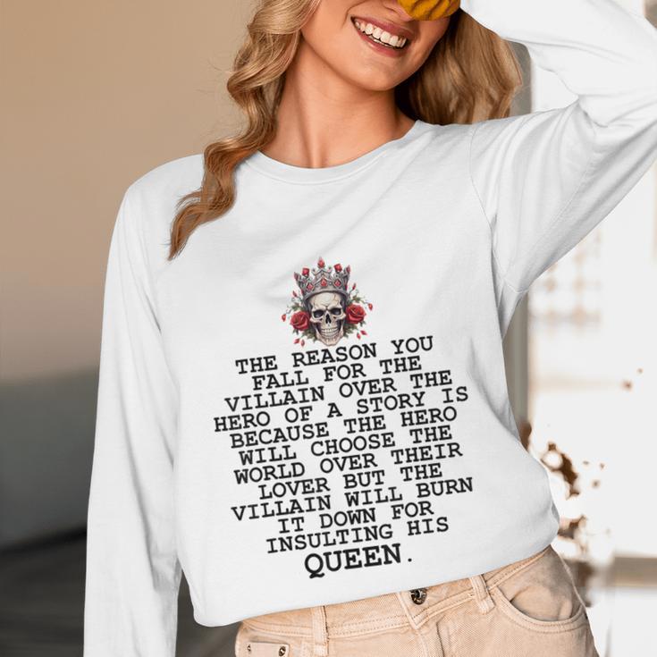 In My Villain Era Dark Romance Smutty Books Lovers Smut Book Unisex Long Sleeve T-Shirt In My Villain Era Dark Romance Smutty Books Lovers Smut Book Unisex Long Sleeve T-Shirt