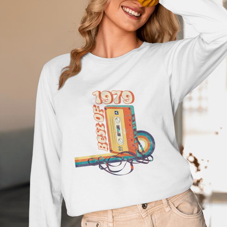 Vintage Best Of 1979 41st Birthday Graduation Cassette Tape Unisex Long Sleeve T-Shirt