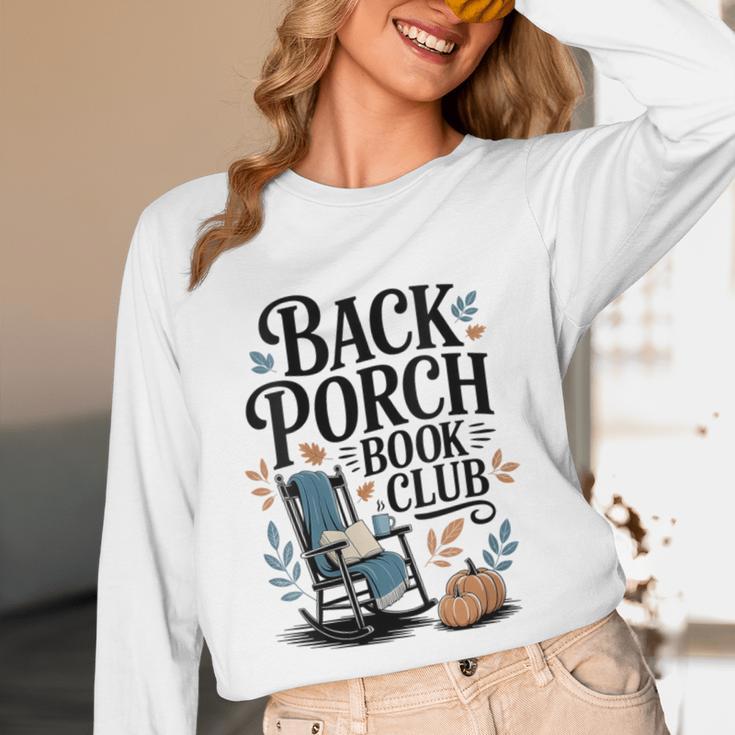 Vintage Reader Author Country Aesthetic Back Porch Book Club Unisex Long Sleeve T-Shirt Vintage Reader Author Country Aesthetic Back Porch Book Club Unisex Long Sleeve T-Shirt