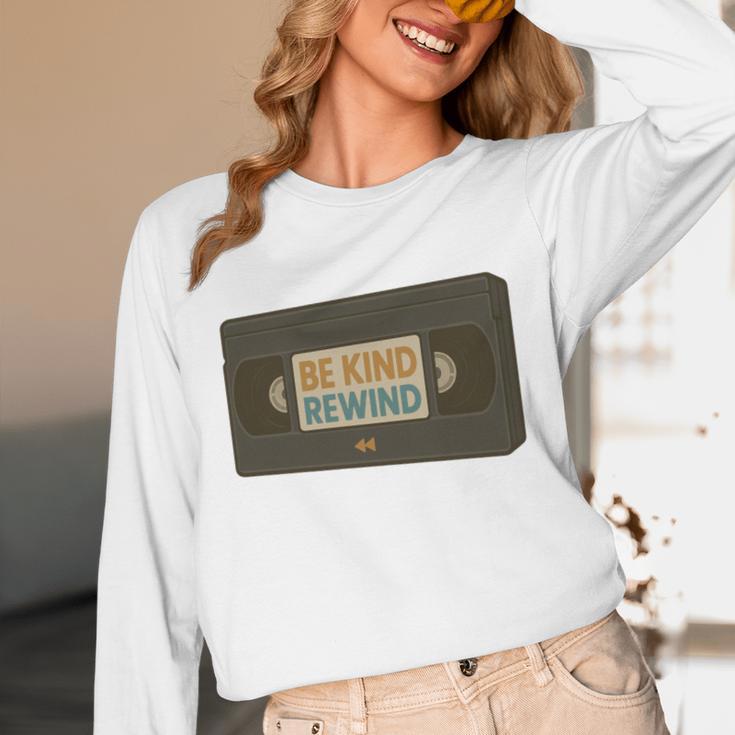 Vintage VHS Tape Humor Retro Nostalgia Graphic Unisex Long Sleeve T-Shirt
