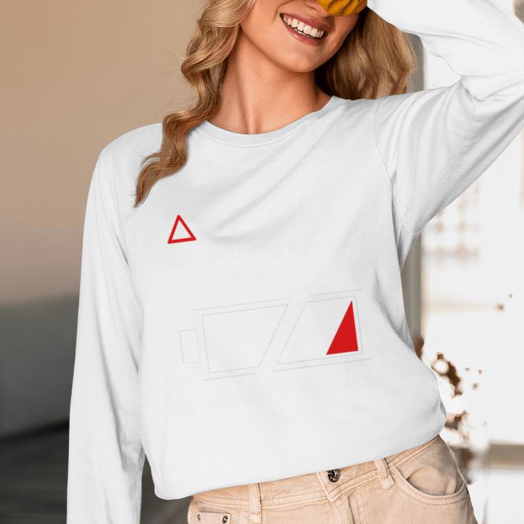 Warning Social Battery Is Low Introvert Shirt Unisex Long Sleeve T-Shirt