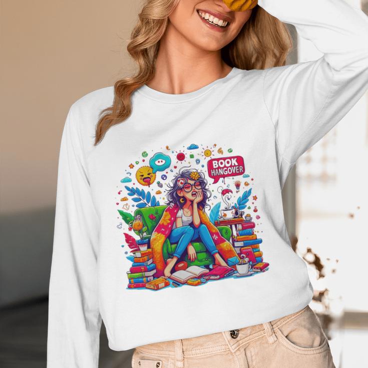 Woman Book Lover Book Hangover Woman Premium Tri-Blend Unisex Long Sleeve T-Shirt