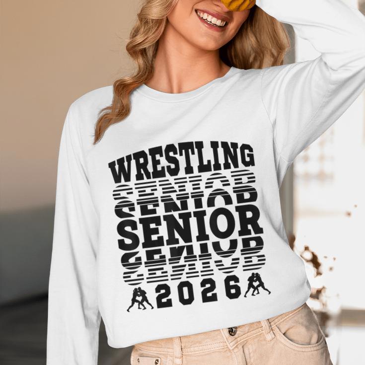 Wrestling Senior 2026 Graduation Unisex Long Sleeve T-Shirt