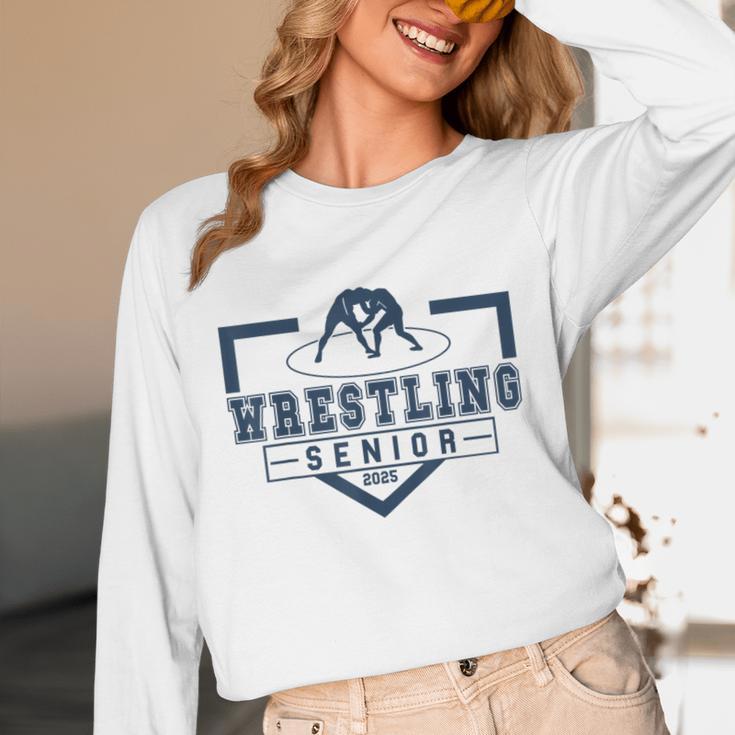 Wrestling Senior Night Wrestling Senior 2025 Graduation 66 Unisex Long Sleeve T-Shirt