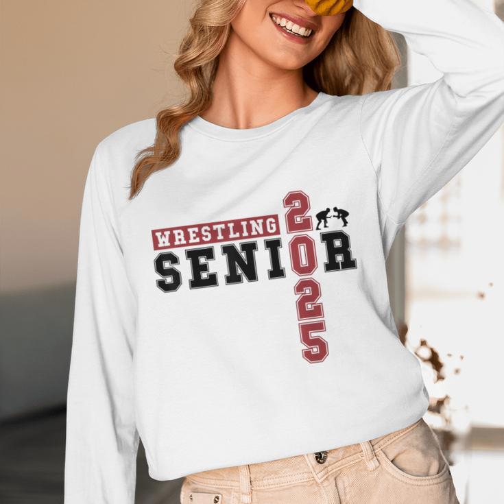 Wrestling Senior Night Wrestling Senior 2025 Graduation 69 Unisex Long Sleeve T-Shirt