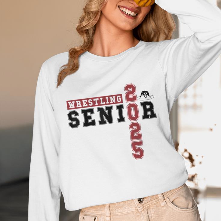 Wrestling Senior Night Wrestling Senior 2025 Graduation 70 Unisex Long Sleeve T-Shirt