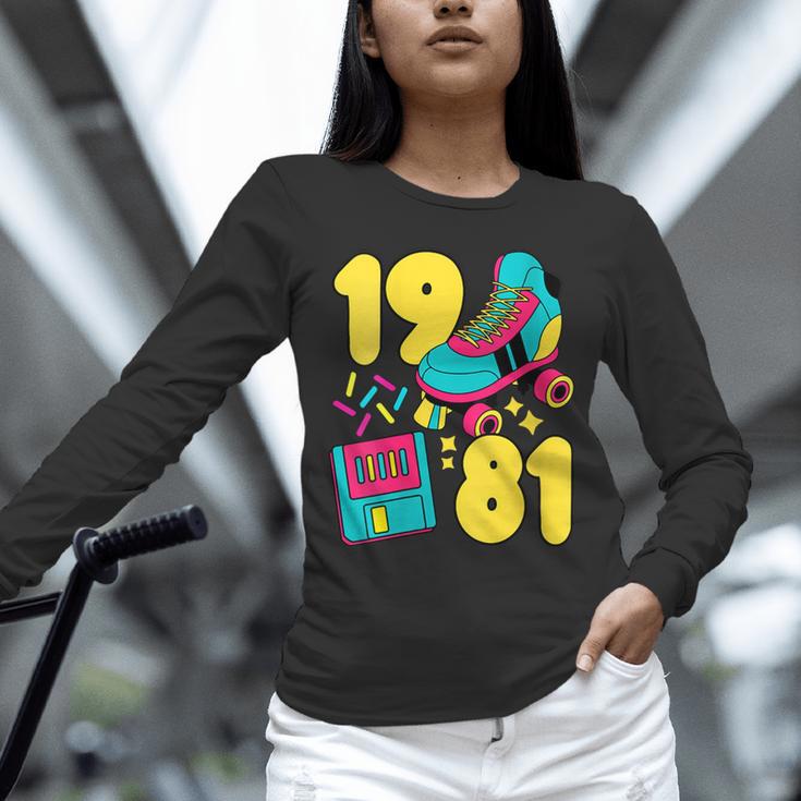 1981 Retro Raised In The 80s Old School Nostalgia Vibes Unisex Long Sleeve T-Shirt 1981 Retro Raised In The 80s Old School Nostalgia Vibes Unisex Long Sleeve T-Shirt